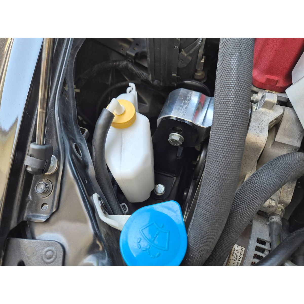 CRZ K-Swap Radiator OverFlow Bracket